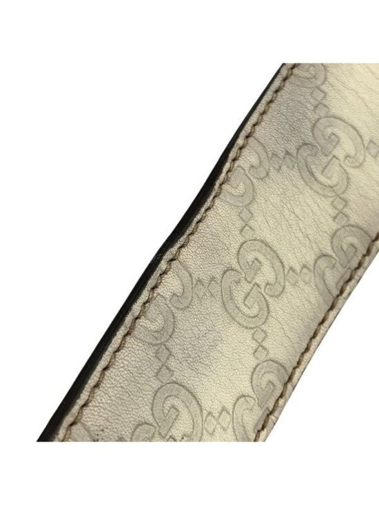 Gucci Interlocking Ivory Belt main image 5